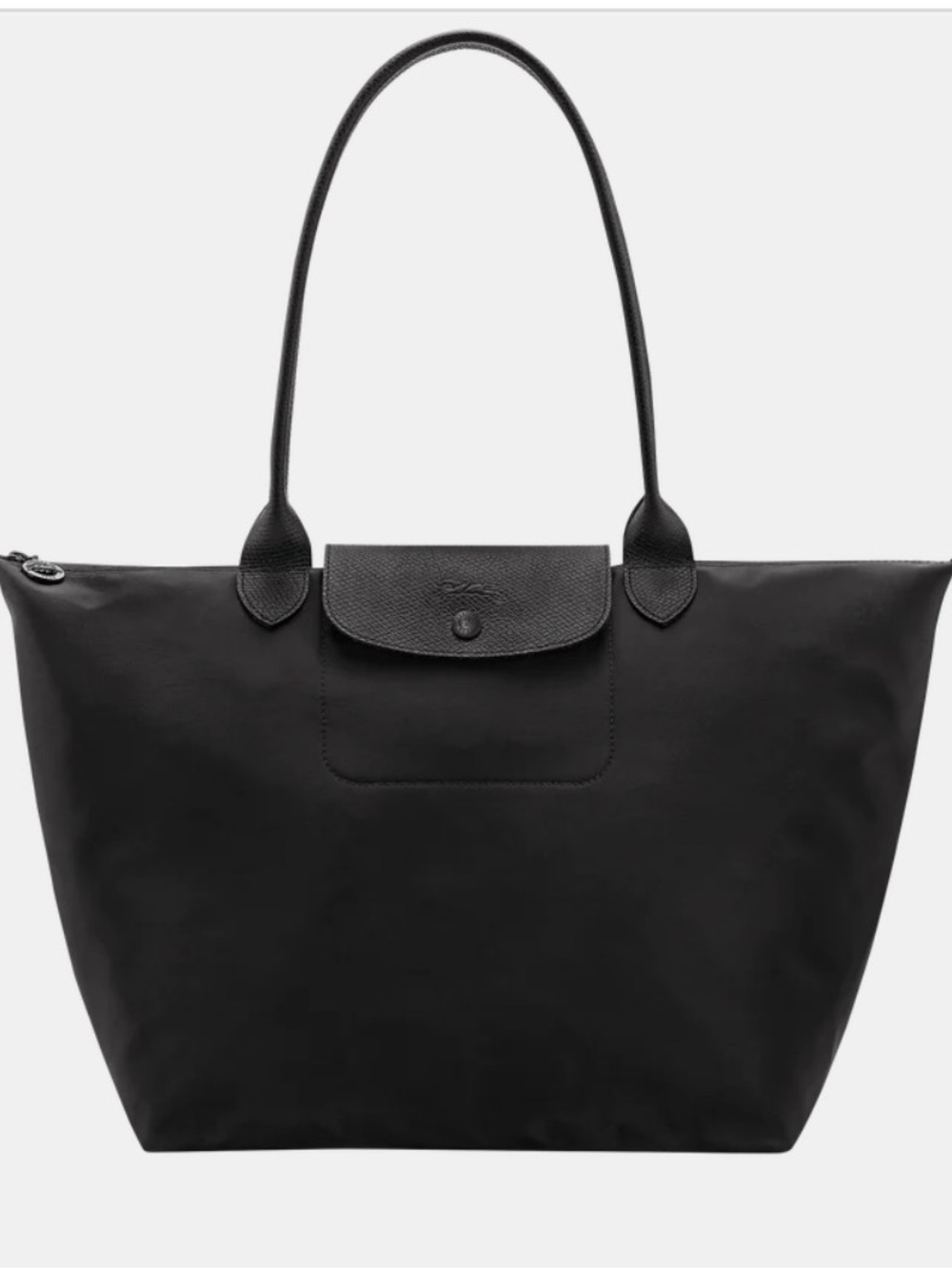 Longchamp Le Pliage Large Black Tote Bag